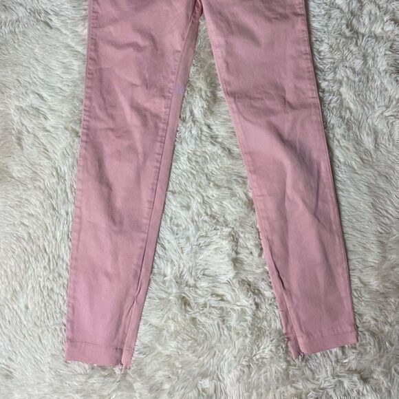 EUC Women’s Light Pink Dolce & Gabbana Very Low Very Tight Pants Size 26 - Picture 2 of 12